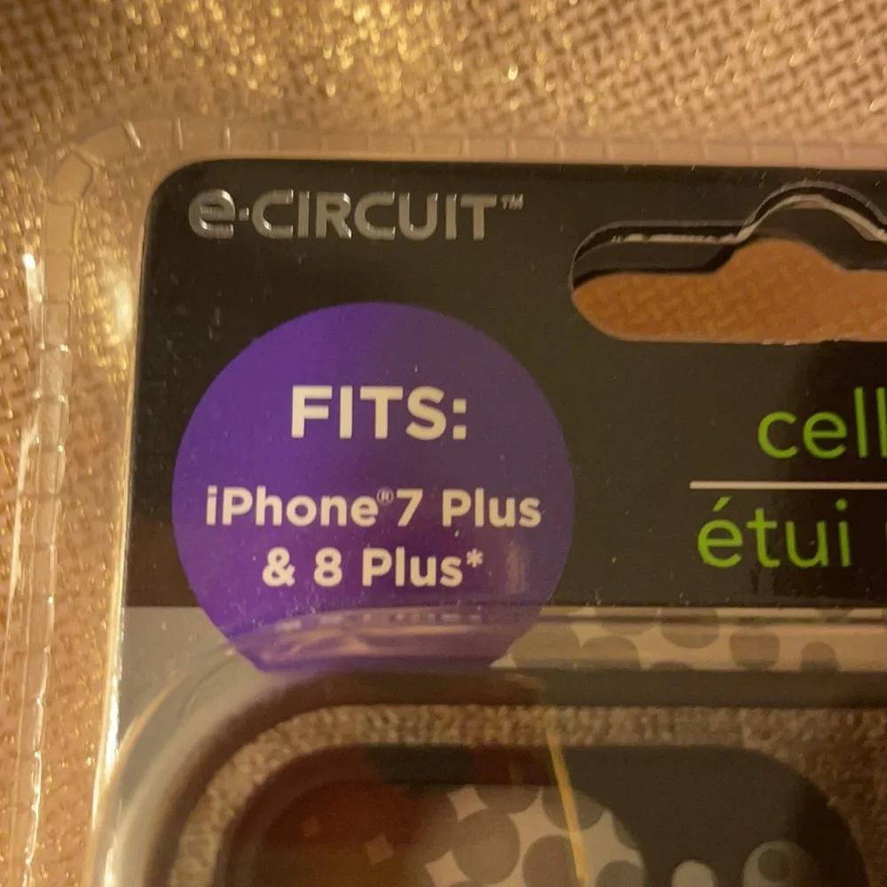 2- E-Circuit phone cases new in packages- iPhone 7 Plus & 8 plus